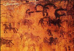 سنگ نگاره های 12000 ساله غار میرملاس لرستان